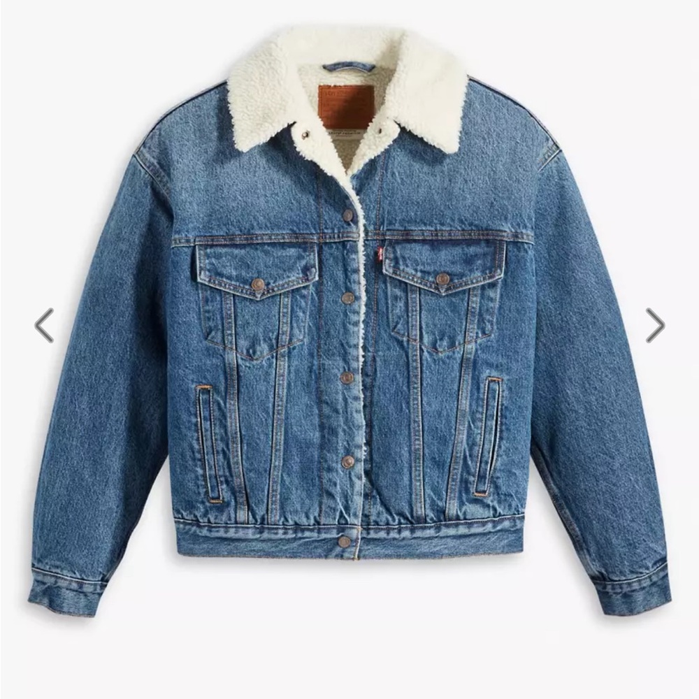 NWT 90S SHERPA TRUCKER JACKET